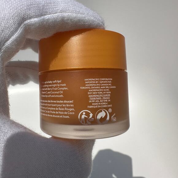 Laneige Sleeping Mask Lip Balm Pumpkin Spice Rare NIB Full Size 20g 0.70 oz - Picture 3 of 10